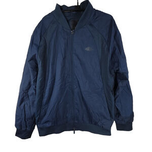 Nike Air Jordan Windbreaker Jacket Blue Size Large Mens Jacket Athletic Gym